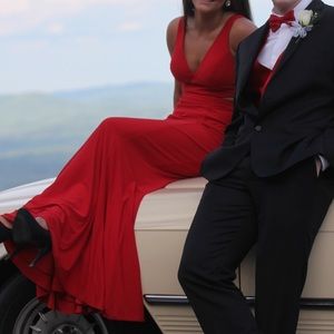 Red formal/prom dress